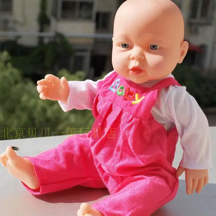 41 см детская кукла-Реборн, мягкая виниловая силиконовая Реалистичная звуковая смешка, детская игрушка для новорожденных мальчиков и девочек, подарок на день рождения - Цвет: girl