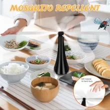 Undefined fly destroyer tabela protetor de alimentos voar repelente ventilador moscas e bugs longe voar destruidor propellor usb mosquito automático # jj