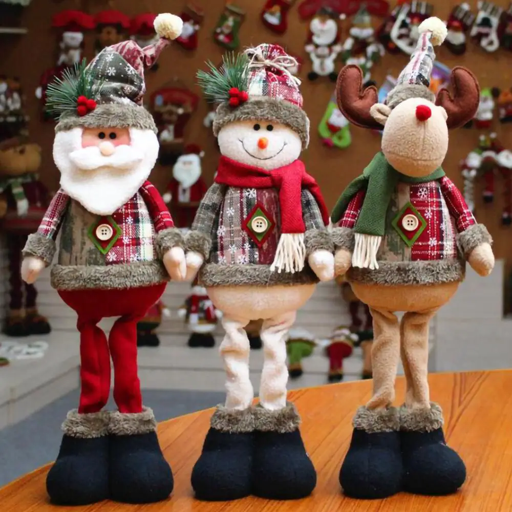 

Christmas Decorations Christmas Dolls Christmas Tree Decorations Innovative Elk Santa Snowman Decorations
