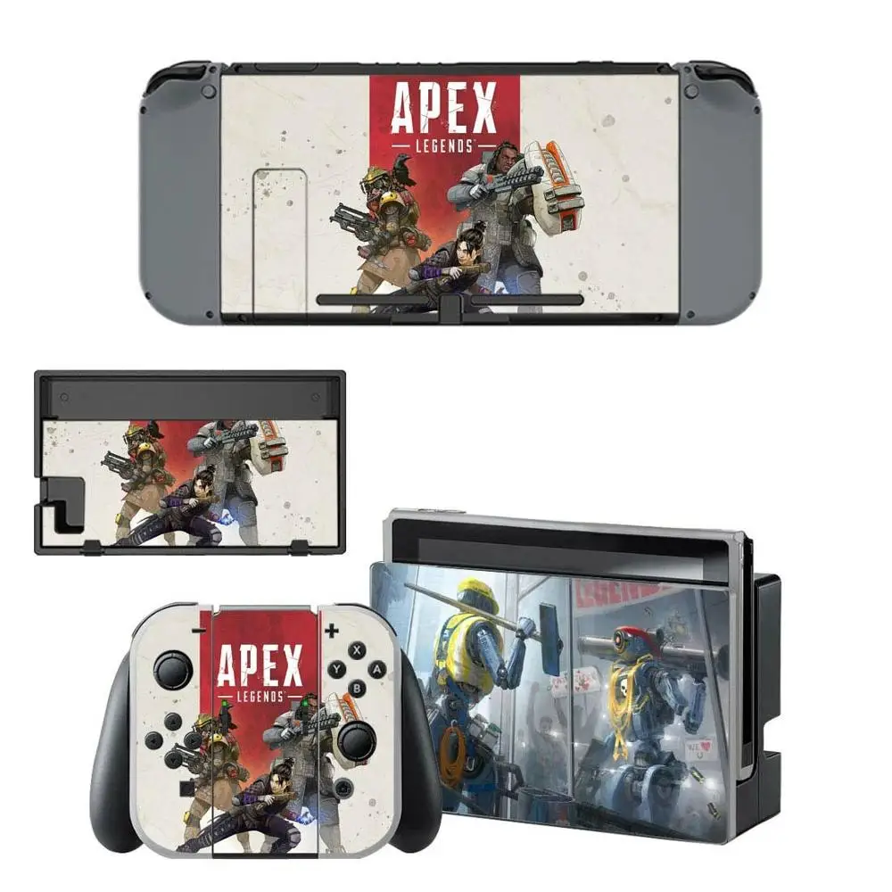 Apex Legends наклейка на кожу для nintendo Switch консоль и контроллер для NS Защитная крышка Joy-con Switch наклейка на кожу