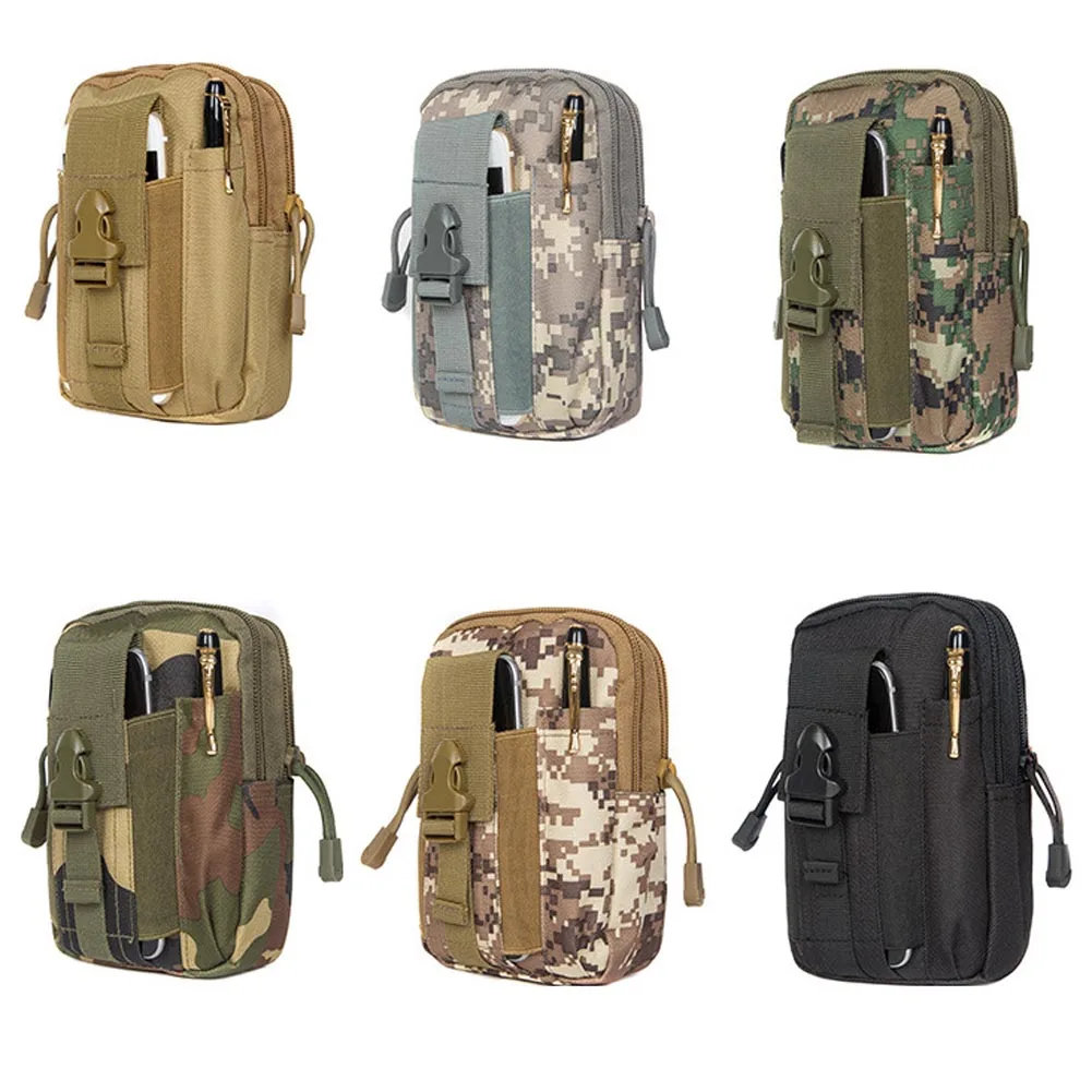 

Tactical EDC Utility Gadget Loops Waist Bag Military Phone Pouch Belt Holster Outdoor Camping Climbing Bag