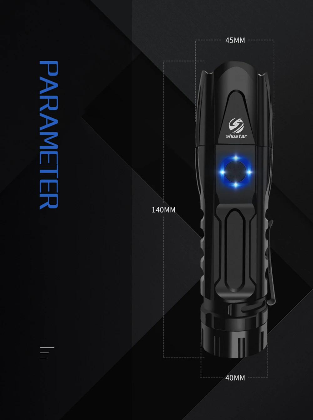 Супер яркий XHP90 светодиодный фонарик тактический Водонепроницаемый светодиодный фонарь 5 режимов освещения масштабируемый с дисплеем батареи и выходом питания