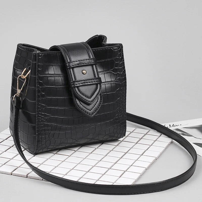 Мини Сумки из искусственной кожи с каменным узором для женщин сумка ведро