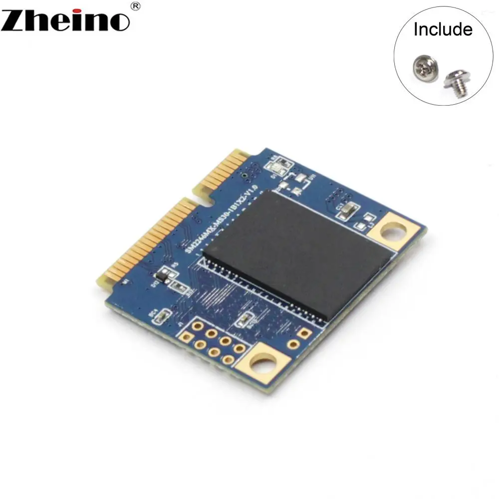 Zheino, Половинный размер mSATA, 128 Гб SSD, 2D MLC, Mini PCIe, половина mSATA3, Внутренний твердотельный накопитель, 16 ГБ, 32 ГБ, для планшета, ноутбука, мини-ПК