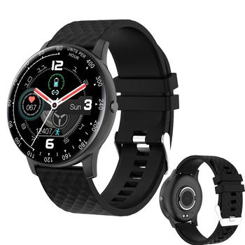 

Smart Watch H30 1.3 Full Toch Smartwatch Waterproof Heart Rate Monitor Blood Pressure Oxygen For HuaWei Android IOS Phone PK G20