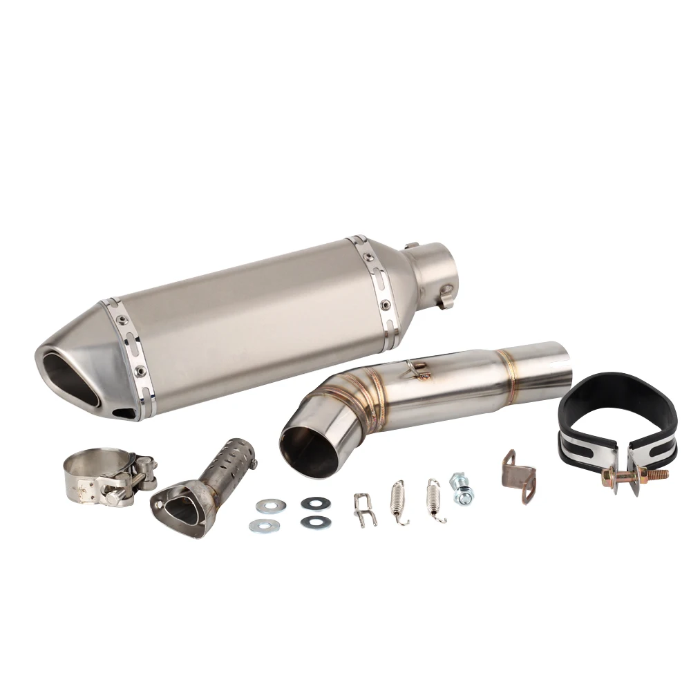 Version B For Honda Hornet CB600F 2007 to 2013 Hornet 600 Escape CBR 600 F Exhaust Slip-on Motorcycle Exhaust Pipe Muffler And Link Pipe - Цвет: Version B