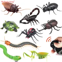 RC Insect Electric Simulated Snake toys Remote Control Animal Model Adult Tricky toys Cockroach Pillbug Children gifts AC38 1