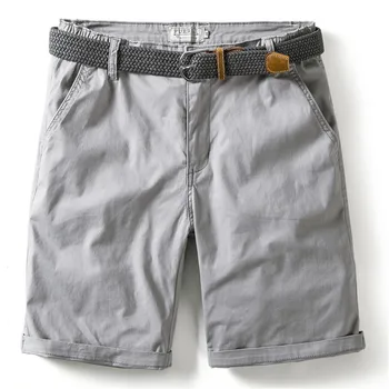Summer 2020 NEW 100% Cotton Solid Shorts Men Casual Beach Men Shorts 10 Colors High Quality Elastic Waist Shorts Male Short