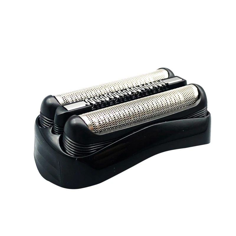 

Male Shaver Replacement Blade Foil Head Black Razor Head Foil Beard Cleaning Accessories, for Braun Series 3 21B 3090Cc 3050Cc 3