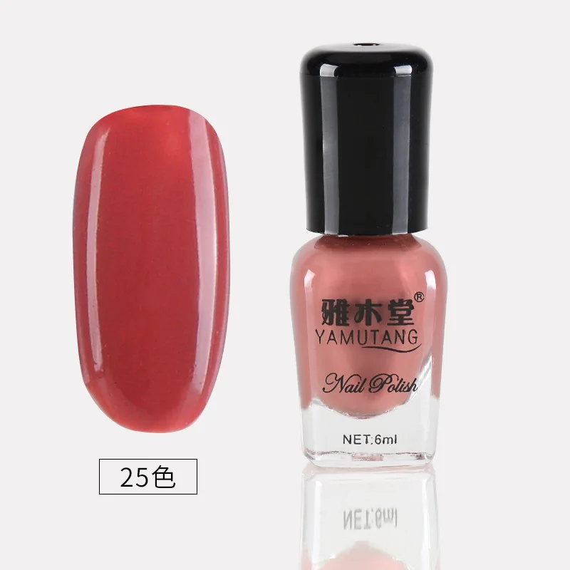 6ml-30colors лак для ногтей на водной основе, не содержит альдегида, Защита окружающей среды, зеркало, разрывающий пилинг, лак для ногтей, набор, bling - Цвет: 25