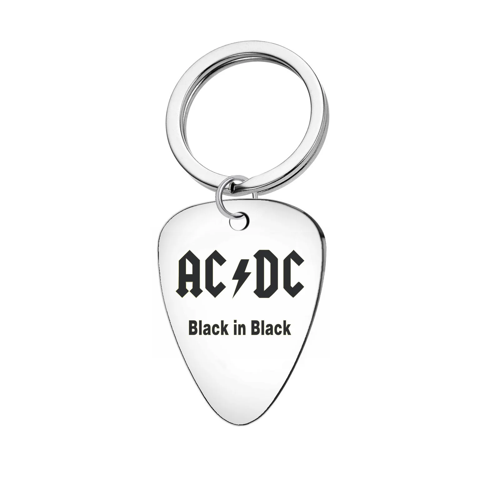 Горячая Рок Музыкальная Группа AC/DC ACDC красный логотип ожерелье металлический браслет металлическое ожерелье для мужчин и женщин