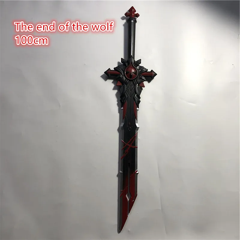 

Project Genshin Impact sword 1:1 The end of the wolf Knife sword cosplay Prop weapon Props Knife 100cm