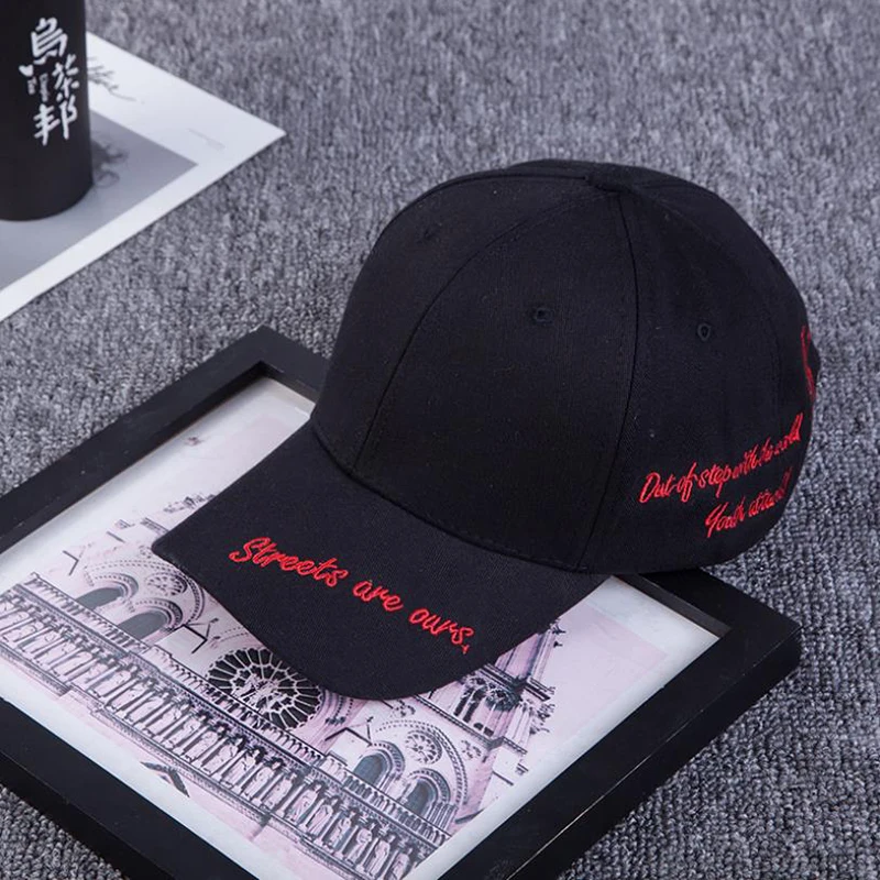 Новая мужская женская мода вышивка крест бейсболка хлопок Snapback шляпа папы костяная Кепка летняя Пара хип хоп кепка s Gorras - Цвет: As shown