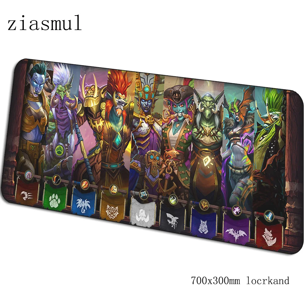 Hearthstone коврик для мыши, милый компьютерный коврик, 700x300x3 мм, игровой коврик для мыши, большой высококачественный коврик для мыши, клавиатура для игр, ПК, геймерский стол - Цвет: pattern 4