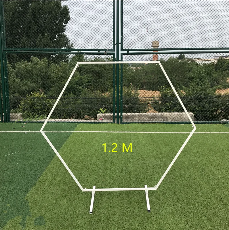 Европейская свадебная АРКА металлическая кованая искусственная подставка для цветов шестиугольная пятиугольная Геометрическая железная полка DIY вечерние реквизит для сцены - Цвет: 1.2 m white
