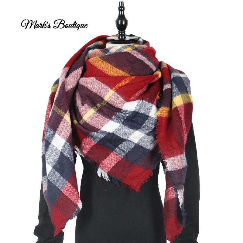 2019 Горячая Новинка весна зима женский шарф плед Теплые кашемировые шарфы шали и