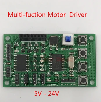 

DC 5V-24V Multi-fuction Stepping Motor Driver 2-phase 4-wire 4-phase 5-wire Stepper Motor Speed Controller Module Board