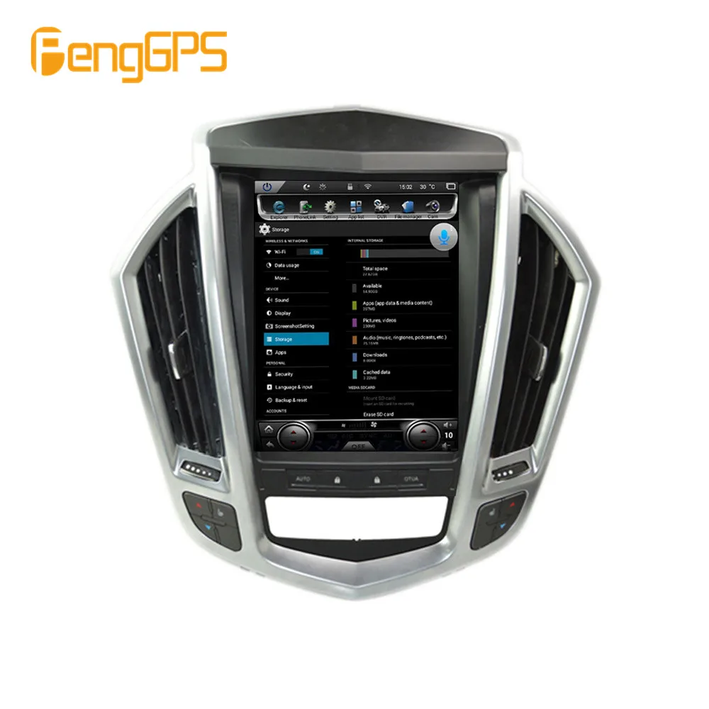 Android 8,1 4+ 64 Тесла система автомобиля без dvd плеер радио на дистанционном управлении с gps и функцией автоматического для Cadillac SPX 2009 2010 2011 2012 Навигации головное устройство