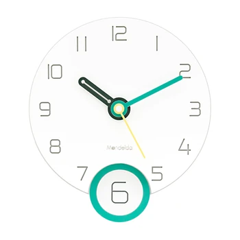 

Cartoon Wall Clock Creative Design Children Acrylic Study Wall Clock Cute Relojes Pared Living Room Clock Pendulum Europe