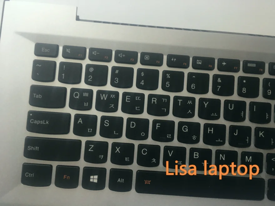 Для lenovo uppercase w s41-70 silver BKL Kr new 500s-14 300s-14 Корейская двуязычная клавиатура 5CB0J32971