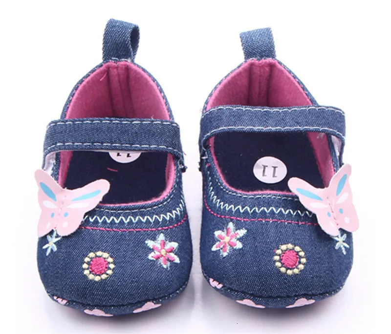 Pudcoco/Повседневная обувь для новорожденных девочек; цветы для декора; детская кроватка; обувь на ремешке с пряжкой; полосатый цветок; мягкая подошва для детей 0-18 месяцев