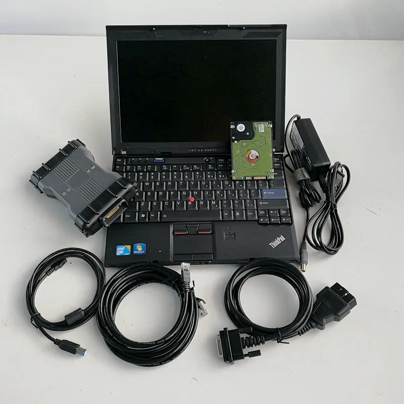 Mb star c6 sd Подключение c6 с DOIP протокол V12. программное обеспечение 320 Гб HDD и б/у компьютер PC X201 I7 процессор 8 Гб ram готов к работе - Цвет: C6 X201 HDD