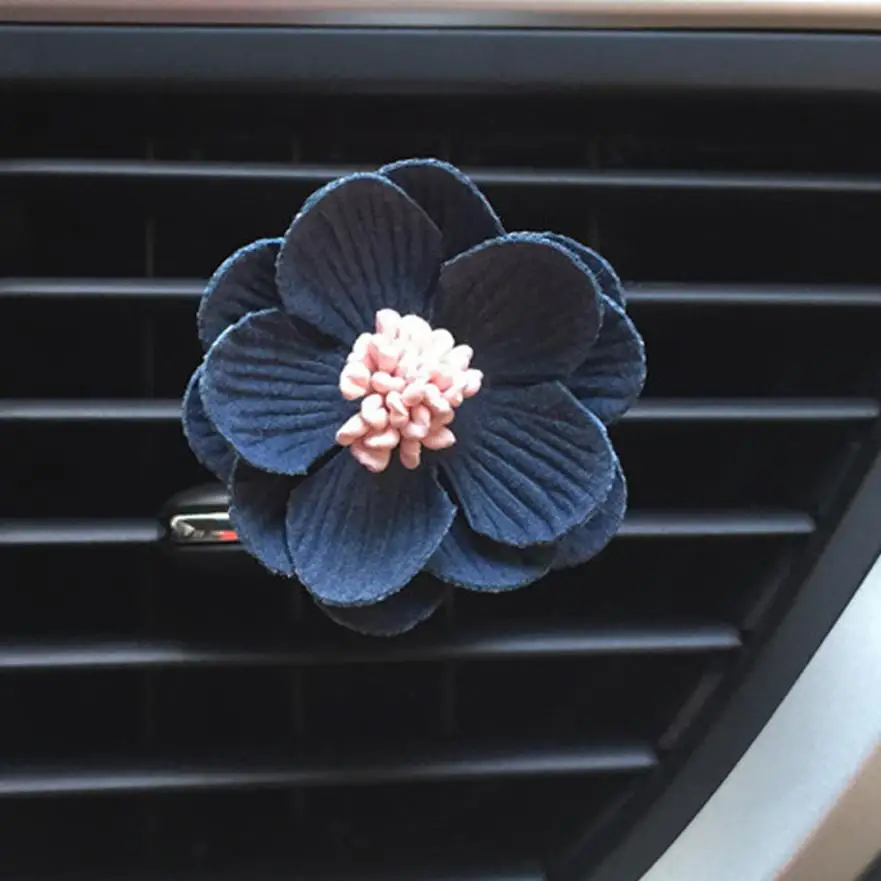 CARPRIE Автомобильная стильная Нетоксичная Автомобильная мультифлора цветок надежная воздушная розетка ароматный парфюм клип освежитель воздуха диффузор 91218 - Название цвета: F