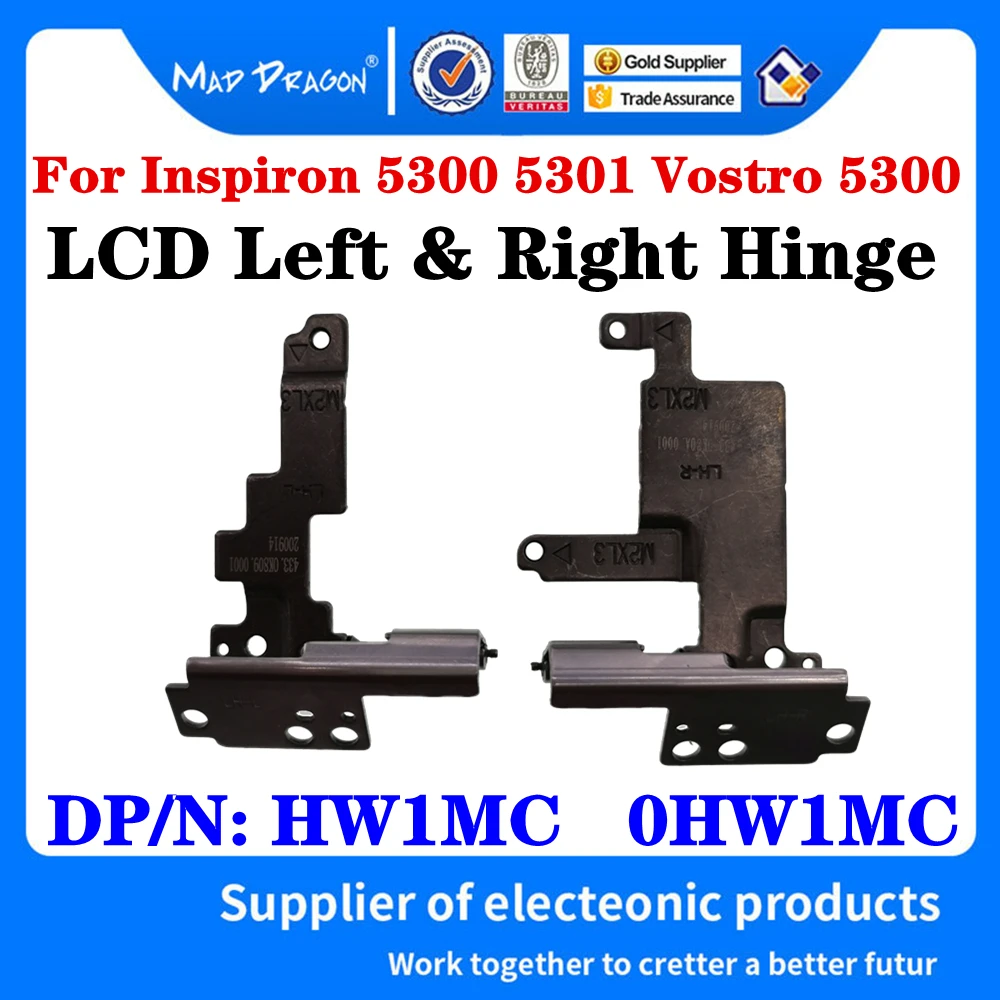 

Новый HW1MC 0HW1MC 433.0K80A.0001 433.0K809.0001 для ноутбука Dell Inspiron 5300 5301 Vostro 5300 LCD петли ЖК левый и правый шарнир