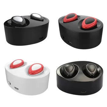 

1Pair TWS Ultra-portable Bluetooth Wireless Headset Sports Earphone 360 degree Stereo Sound Mini Wireless Headset