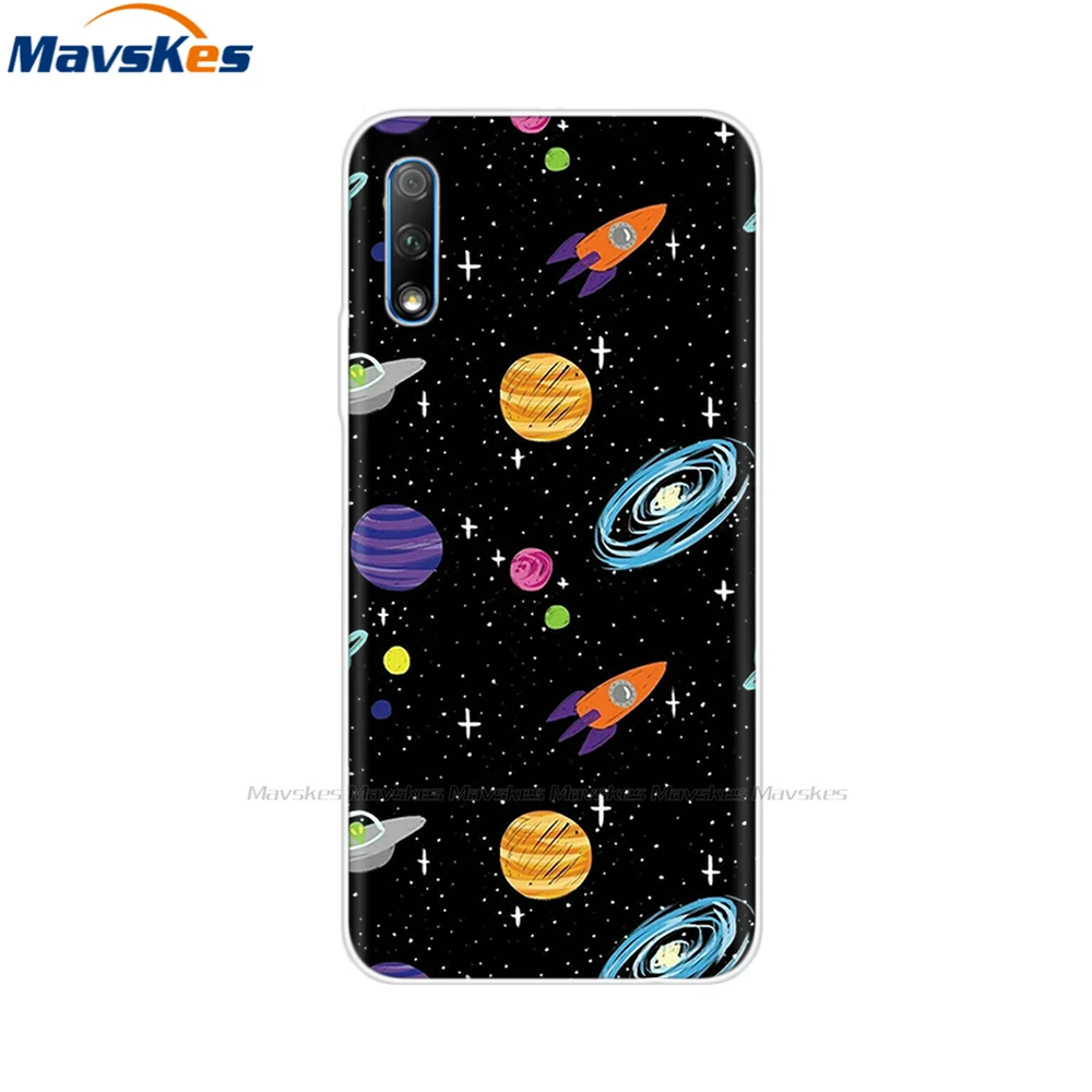 45 Силиконовый чехол для huawei honor 9x с милым рисунком, чехол-бампер для huawei honor 9X honor 9x premium, с отверстием для отпечатков пальцев, русский стиль, 5,69 дюйма - Цвет: 45