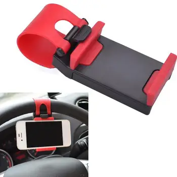 

Universal Car Steering Wheel Clip Mount Holder for iPhone 8 7 7Plus 6 6s Samsung Xiaomi Huawei Mobile Phone GPS