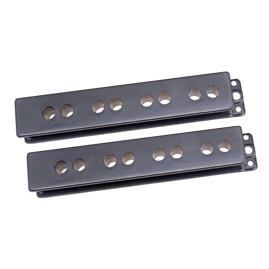 Pack of 2 Open Jazz Bass Pickup Covers Neck&Bridge for JB Bass Guitar Parts