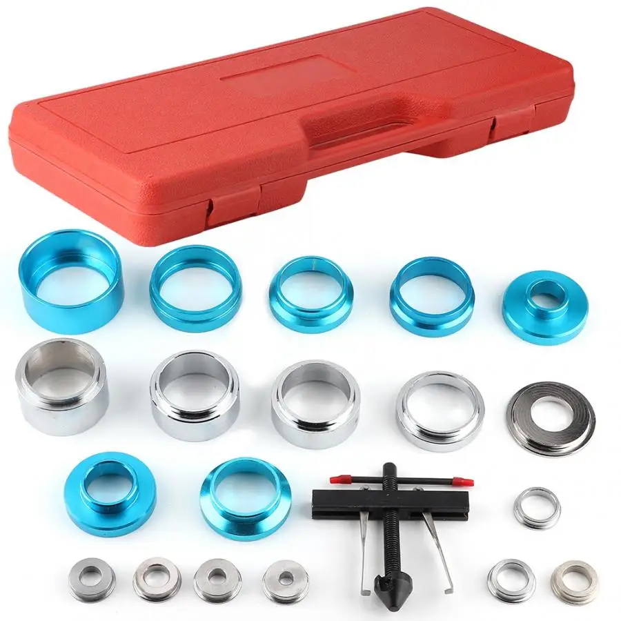 

Silicone Ring Remover 20 PCS Camshaft Large Adapter Crank Camshaft Oil Seal Remove Installation Tool Set Gasket Silicone