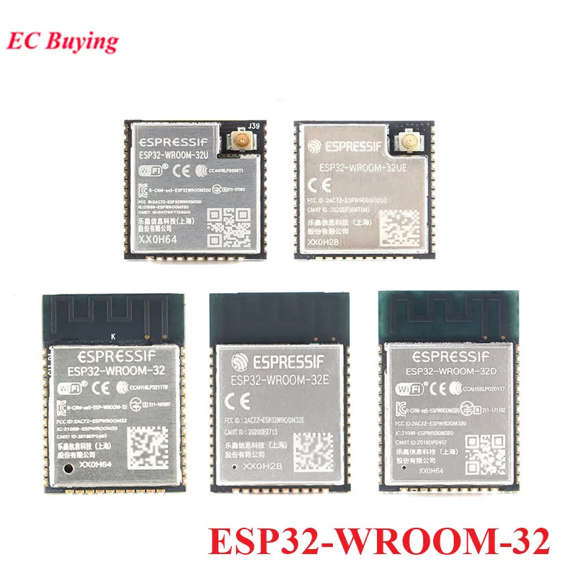 Esp32-Wroom-32 Esp32 Wroom Esp-32 4Mb 8Mb 16Mb Dual Core Wifi Wireless Ble Mcu Modulo Esp32-Wroom-32 -32Ue -32U -32E -32D