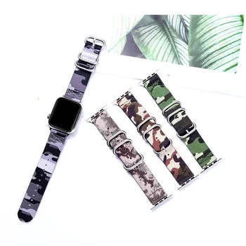 

44mm 40mm Watchband Compatible for apple watch Strap 3 5 4 band for iWatch correas 38mm 42mm pulsera belt Nylon bands Bracelet