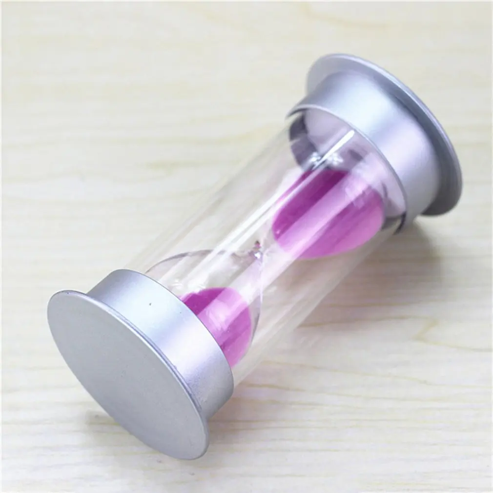 Practical Desktop Sand Clock Timer Children's Brushing Striking Hourglass Timer Home Decorations for kids