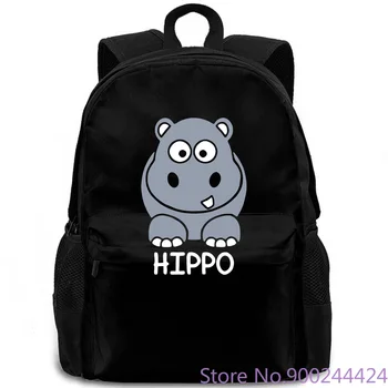 

Cute Little Hippo I Love Hippopotamus Slim For Lady Fashion Women'S Discount Girl s backpack