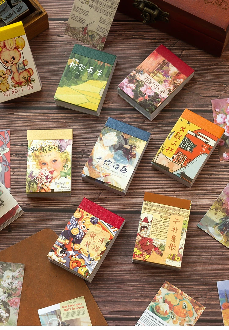 50pcs Kawaii Stationery Stickers Time Chapter Series DIY Craft Scrapbooking Album Junk Journal Happy Planner Diary Stickers
