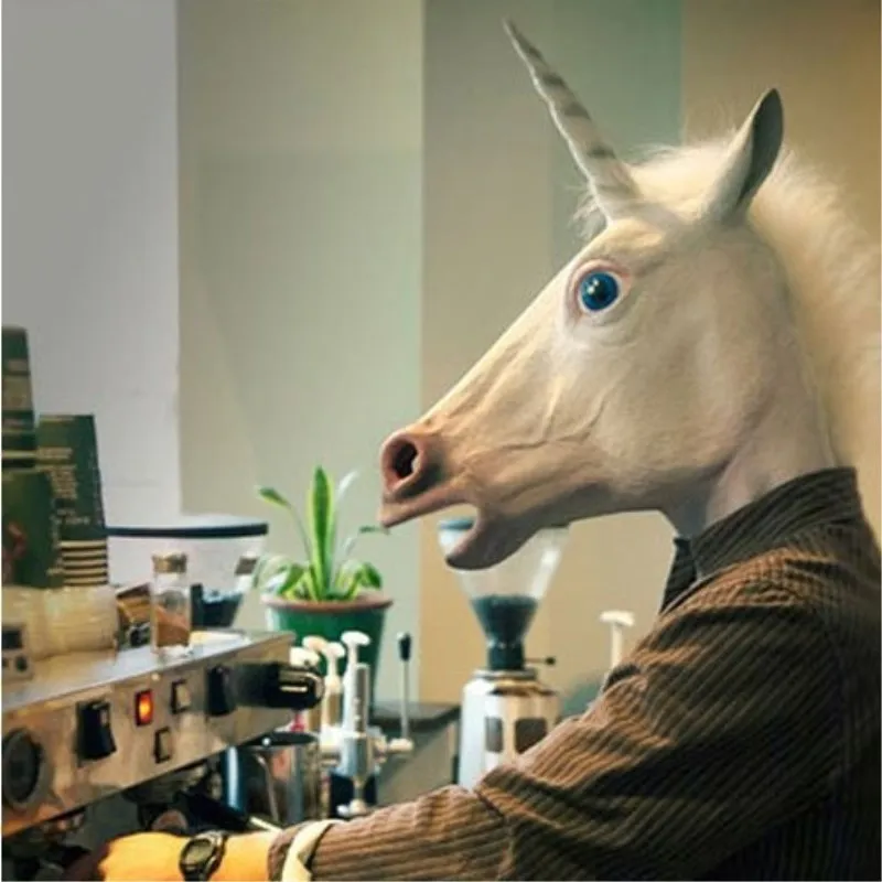 

Cosplay Horsehead Mask Head Band Jiangnan Style Dogs Majun Halloween Makeup Ball Performance