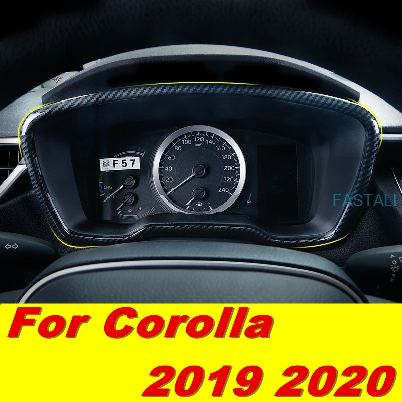 Декоративная лента из углеродного волокна для приборной панели Toyota Corolla 2019 2020 |