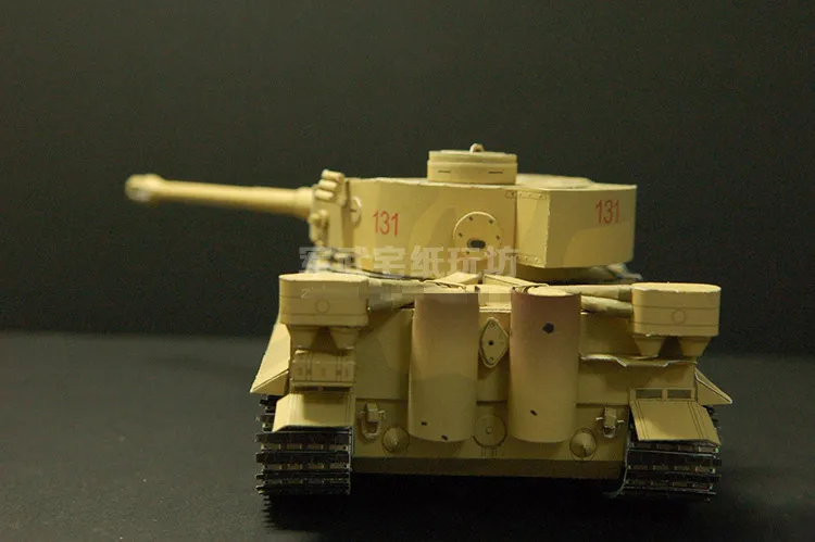 1:35 Scale German WW2 Panzerkampfwagen VI Ausf. E Tiger Tank PAPER Model KIT Handmade Toy Puzzles