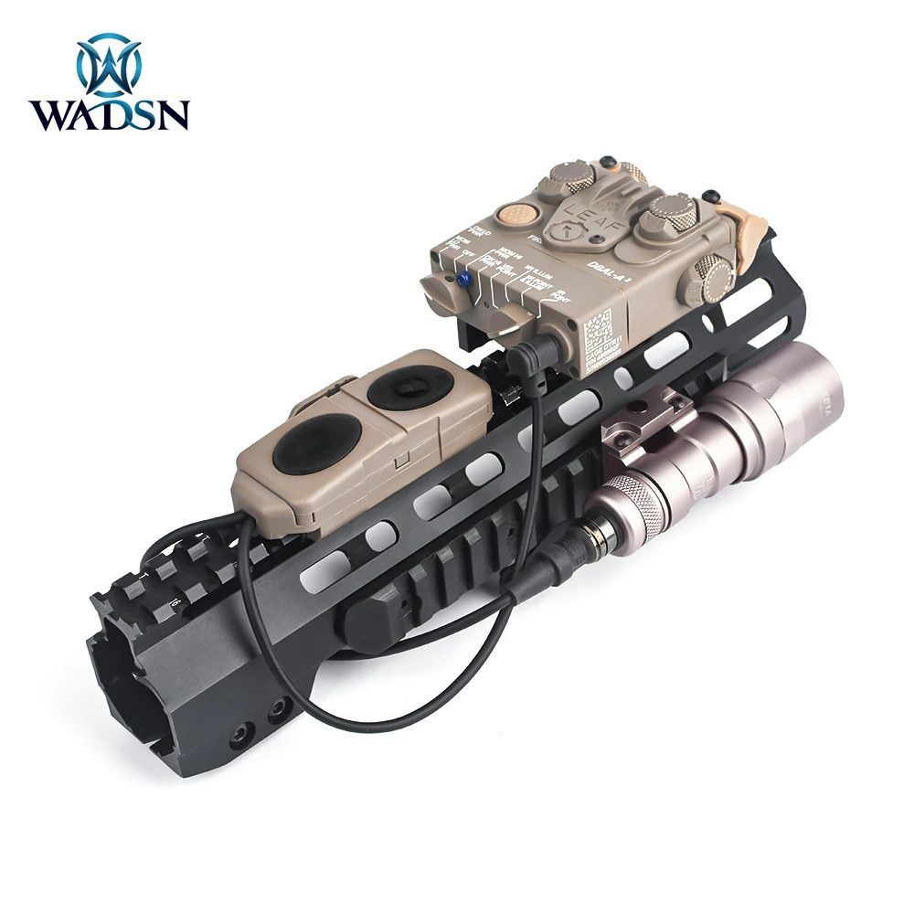 WADSN Tactical Dual Remote Control Switch Pressure For PEQ And M300 M600 Flashlight Airsoft Weapon Light Accessories | Спорт и