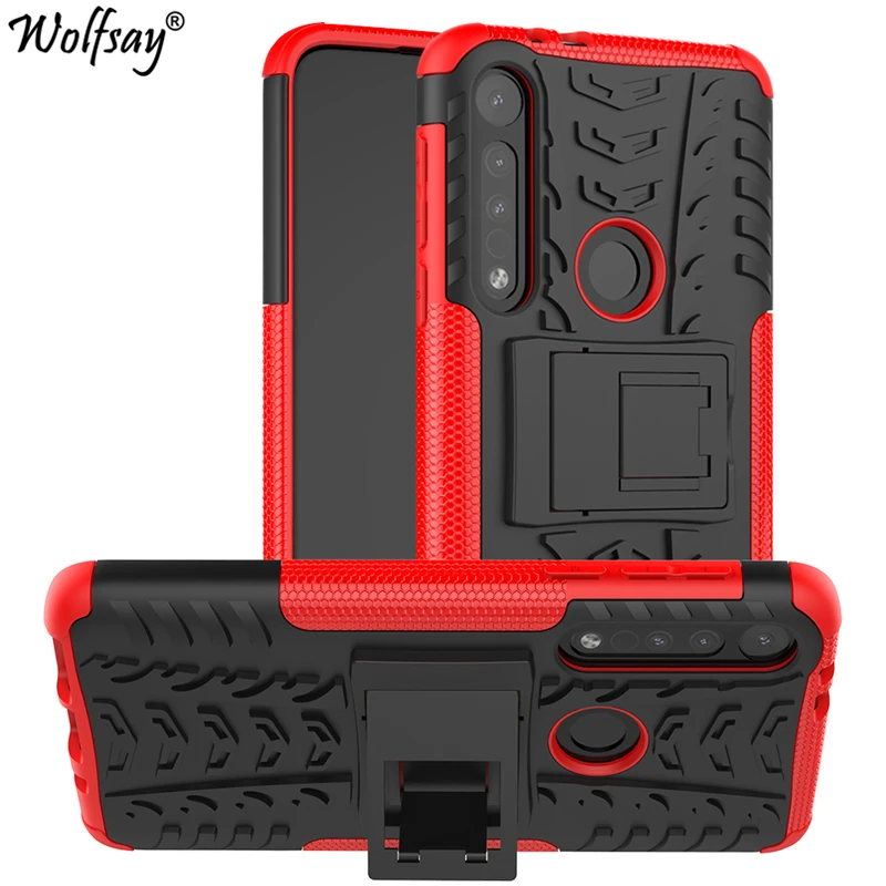 

Wolfsay Cases For Motorola One Macro Case Rubber Hard Defender Armor Cover For Motorola One Macro Cover Moto One Macro Case 6.2"