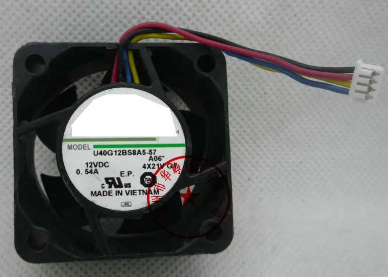 Умные термостаты для NIDEC 4020 4 см Φ 12V 0.54A 4-проводной вентилятор 40*40*20 мм hzdo |