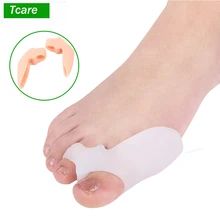 Tcare 1 para ładne na duży palec Separator palucha koślawego Bunion korektor ortezy Pedicure stóp kości kciuk regulacja korekta nowy