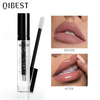 

QIBEST Moisture Lip Balm Natural Moisturizing Lip Gloss Anti Aging Cosmetics Makeup Lip Care Nourishing Transparent Lip Balm
