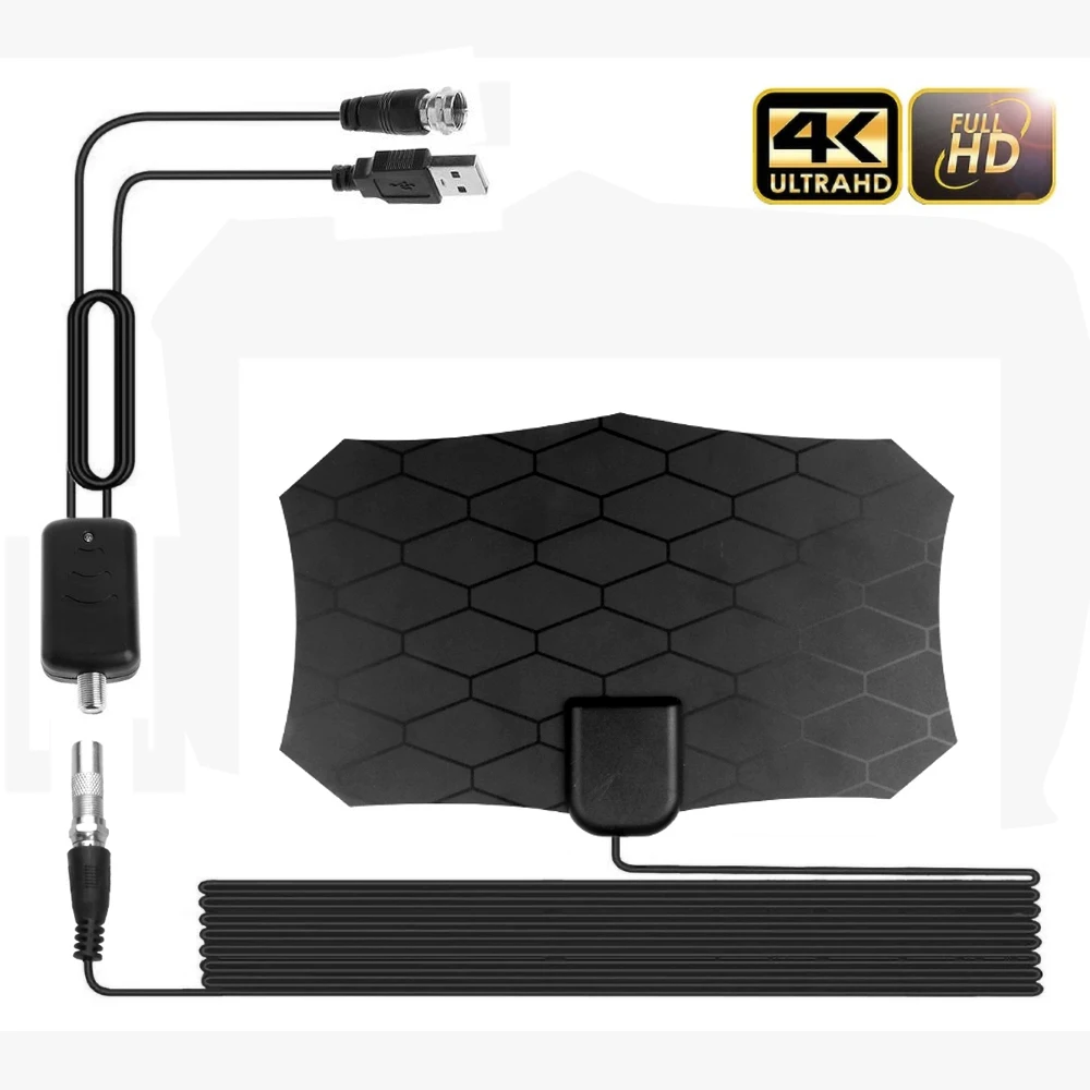 Kebidumei 4K 28DB с высоким коэффициентом усиления для HD tv DTV Box Цифровая ТВ антенна 80 км усилитель сигнала 1080P Внутренняя антенна HD