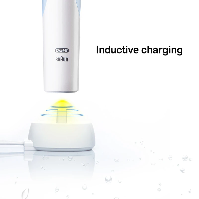 Зубная щетка Oral B звуковая электрическая перезаряжаемая вращающаяся Vitality уход за