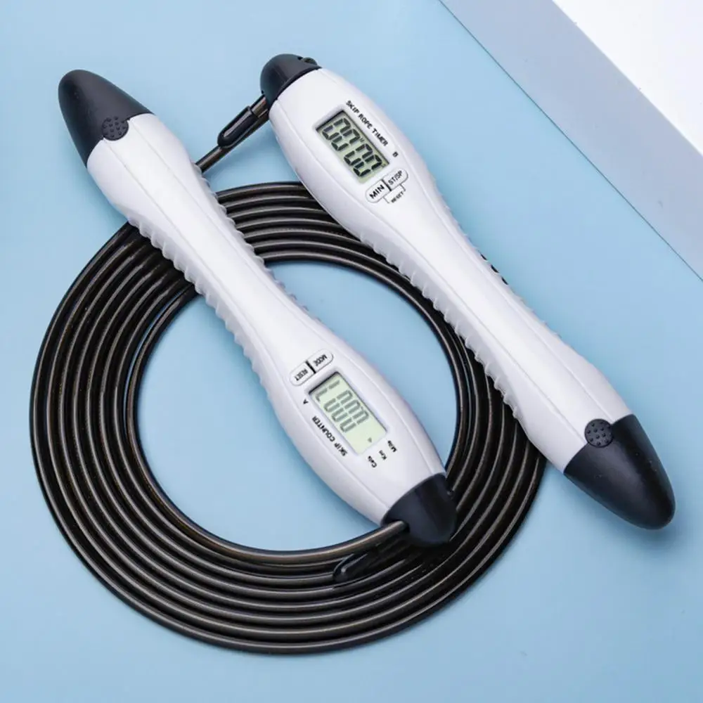 

Fitness Skipping Ropes with Counter Steel Cable Tangle-Free 9.2ft Speed Skip Rope Workout Training Skip Rope Fitness Equipment