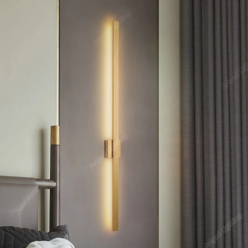 Nordic Wall Lamp Stairs Lighting Decor Home Wall Light for Bedroom Metal Wall Art Decor Living Room Luxury Sconces Wall